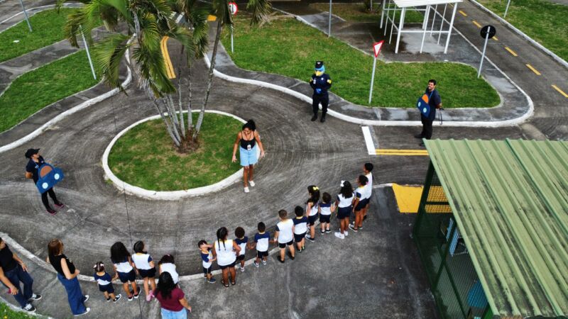 Minicidade do Trânsito de Volta Redonda supera os mil visitantes em setembro e bate recorde de visitas no ano