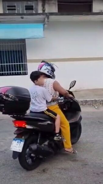 Ordem Pública de Volta Redonda combate transporte irregular de crianças em motocicletas