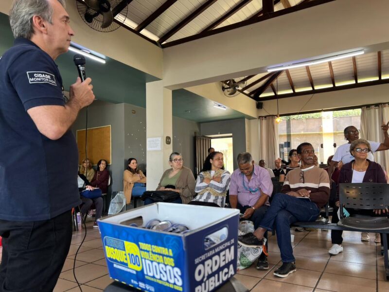 Ordem Pública de Volta Redonda participa de encontro sobre direitos dos idosos em Barra Mansa