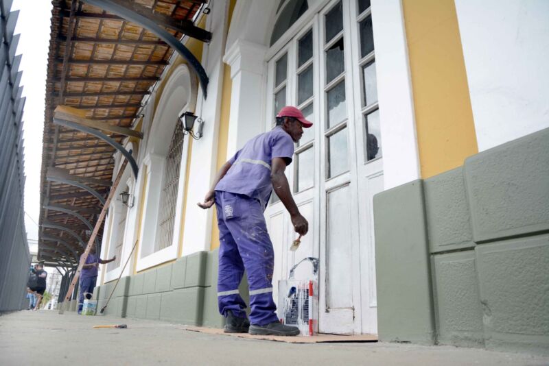 Prefeitura de Barra Mansa realiza revitalização do prédio da antiga Estação Ferroviária – Barra Mansa