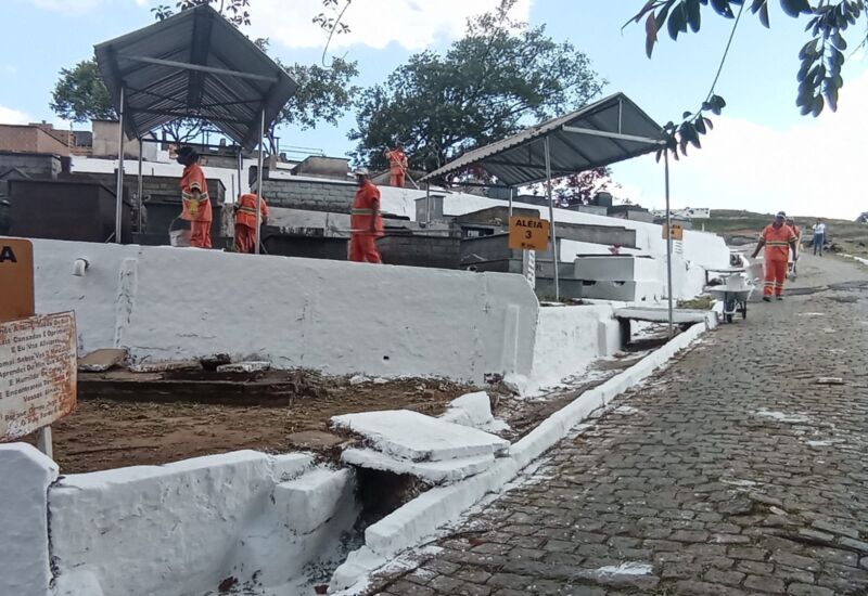 Prefeitura de Volta Redonda prepara Cemitério Municipal para receber visitantes no Dia de Finados
