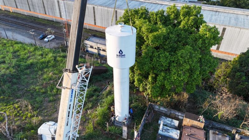 Saae-BM instala novo reservatório de água no distrito de Floriano – Barra Mansa
