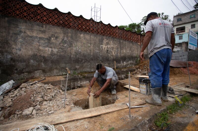 Volta Redonda: Saae inicia construção de novo trecho de rede de água potável no São Lucas