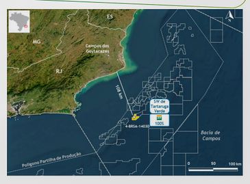 Rio de Janeiro (RJ), 17/11/2025 –  Petrobras descobre mais reservatório de petróleo na Bacia de Campos. Petroleira classifica óleo como de “excelente qualidade”
Arte Petrobras/Divulgação