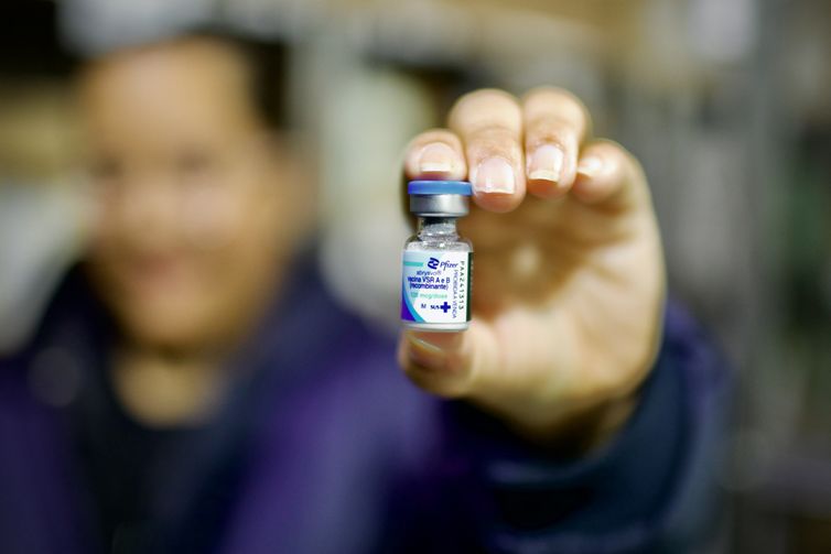 Brasília (DF), 02/12/2025 - Chegada de Vacinas para Bronquiolite (VSR). Fotos: João Risi/MS