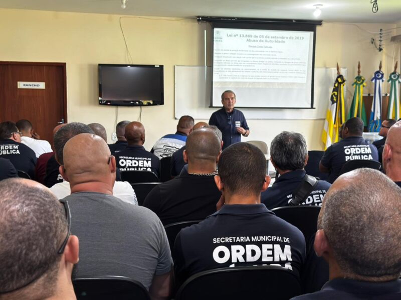 Equipes de operações da Ordem Pública de Volta Redonda são capacitadas