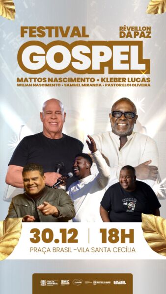 Kleber Lucas e Mattos Nascimento são confirmados como novas atrações do Festival Gospel de Volta Redonda