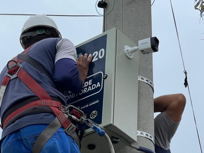 Ordem Pública reforça a segurança e instala novas câmeras de monitoramento em bairros de Volta Redonda
