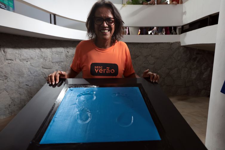 São Paulo (SP), 29/12/2025 - Corredora Carmem de Oliveira  durante cerimônia de homenagem de 100 anos de história da corrida internacional de São Silvestre. Foto: Paulo Pinto/Agência Brasil