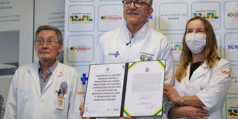 Ministério da Saúde renova contrato com Rede Sarah por R$ 7,5 bilhões