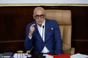 Jorge Rodríguez, presidente da Assembleia Nacional da Venezuela 
22/12/2025
REUTERS/Leonardo Fernandez Viloria