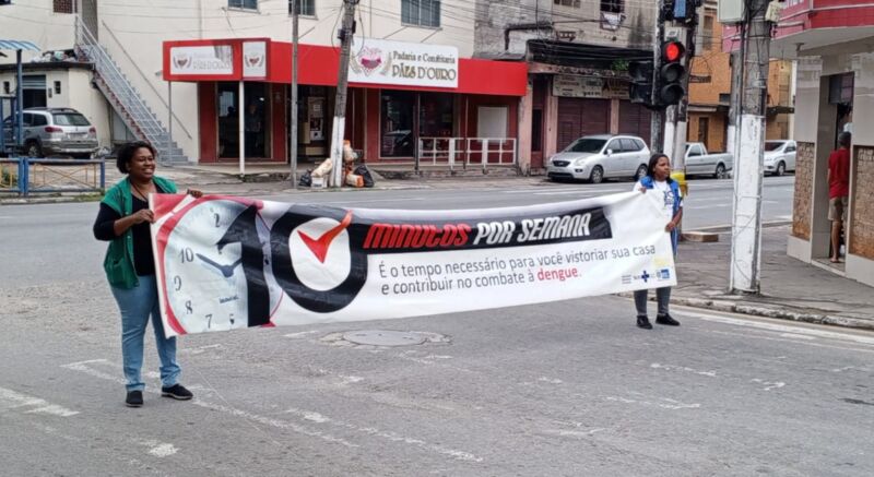 Força-tarefa contra a dengue vistoria mais de 2 mil imóveis em Volta Redonda