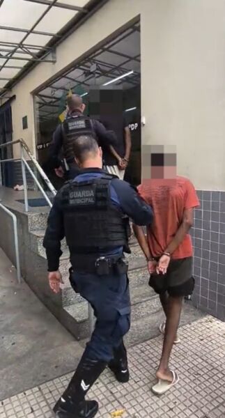 Guarda Municipal de Volta Redonda prende suspeitos de furtos e ameaças em duas ocorrências