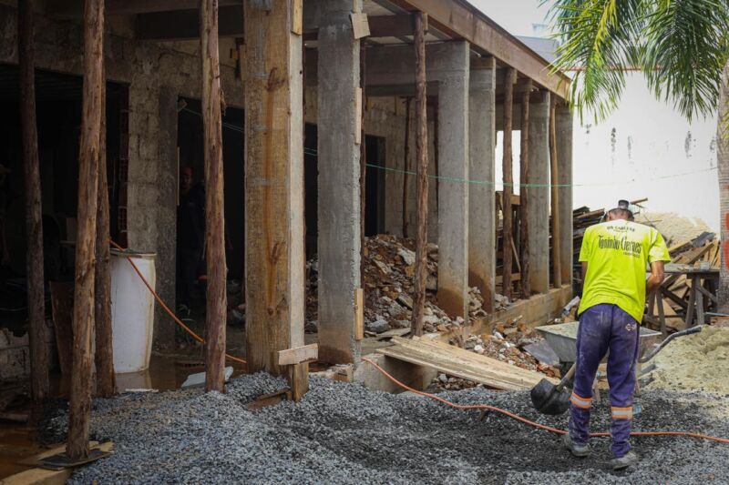 Volta Redonda: Obras da nova UBSF Santo Agostinho avançam para fase de instalações