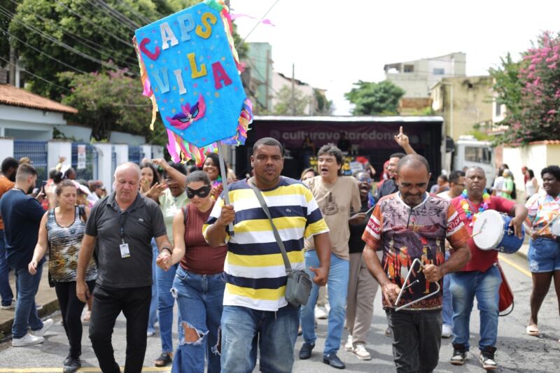 Prefeitura de Volta Redonda promoveu ação de Carnaval voltada à Saúde Mental no Caps Usina de Sonhos