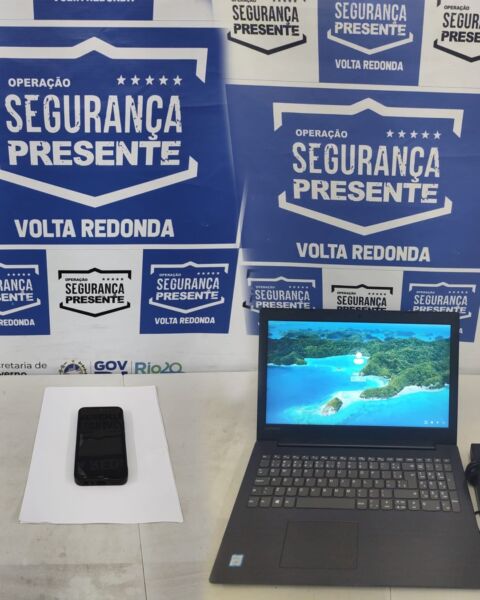 Trabalho conjunto entre Semop e Segurança Presente leva mulher à prisão e à recuperação de eletrônicos furtados em Volta Redonda