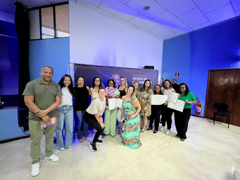 Saúde de Volta Redonda tem mais de 20 profissionais homenageados no Prêmio de Honra ao Mérito Heróis da Enfermagem