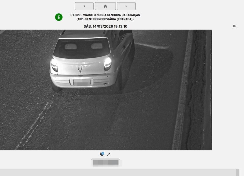 Suspeito de furtar bateria de carro é identificado com auxílio de câmeras da Ordem Pública de Volta Redonda