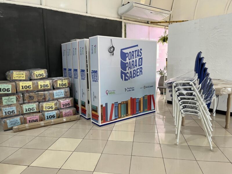 Cultura: Volta Redonda recebe módulos do programa estadual ‘Portas para o Saber’