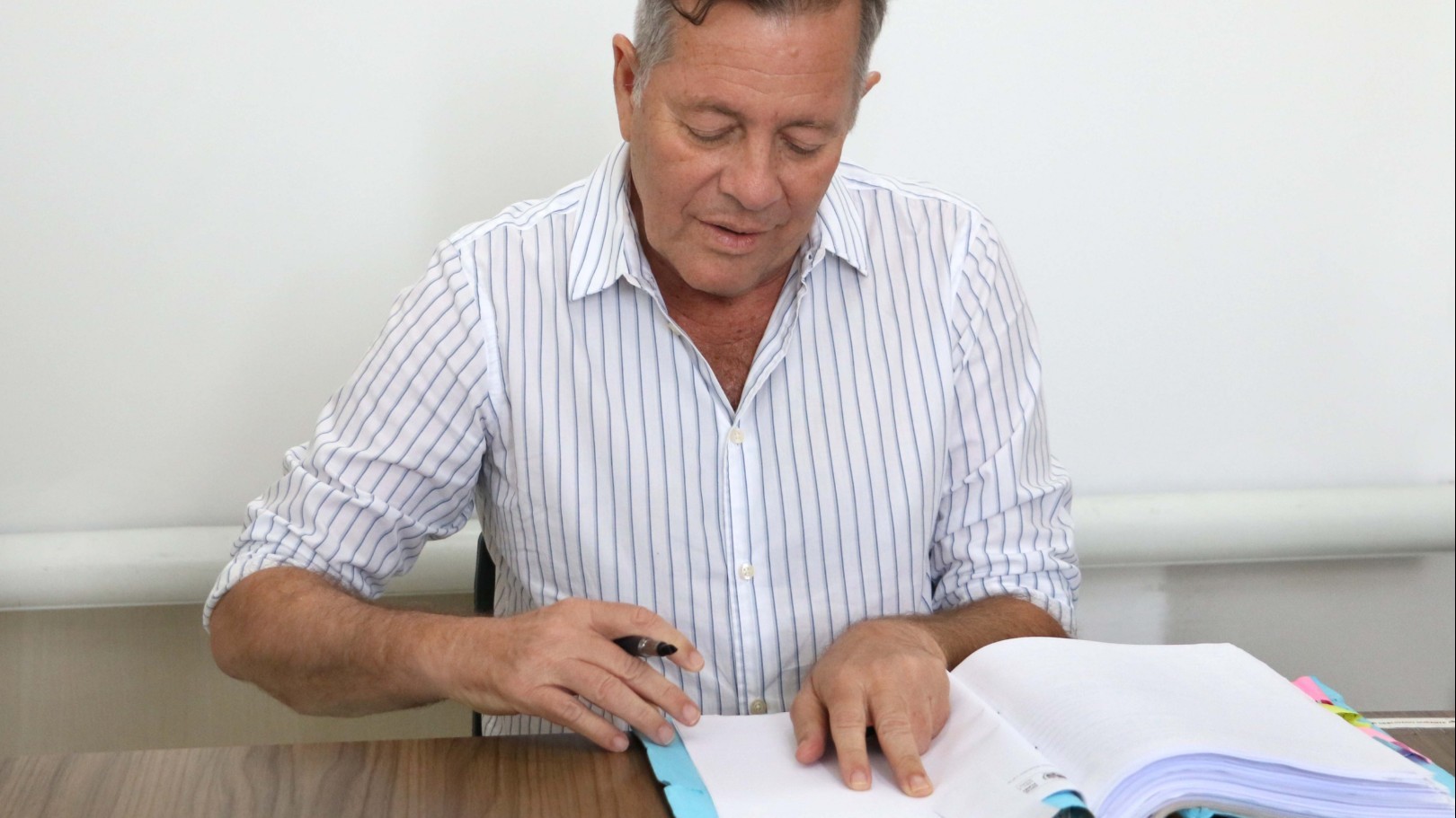 Secretário municipal de Saúde, Dr. Sérgio Gomes