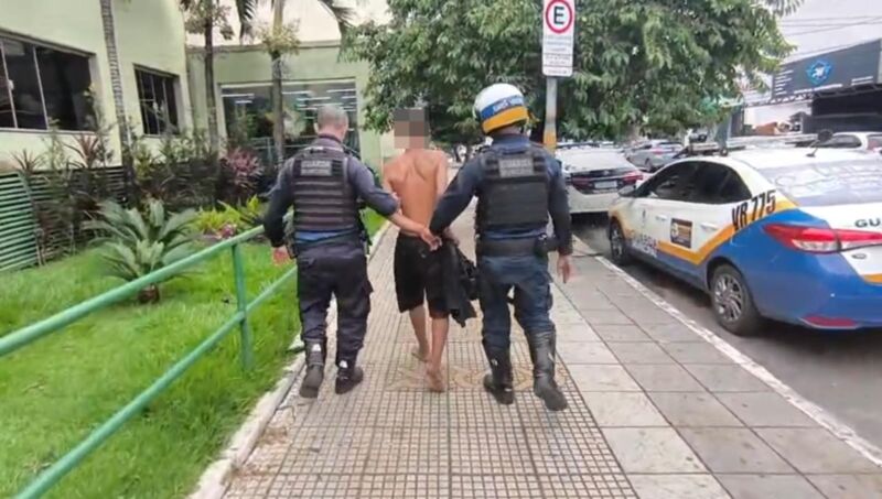 Guarda Municipal prende homem após furto a mercado e invasão a residências em Volta Redonda