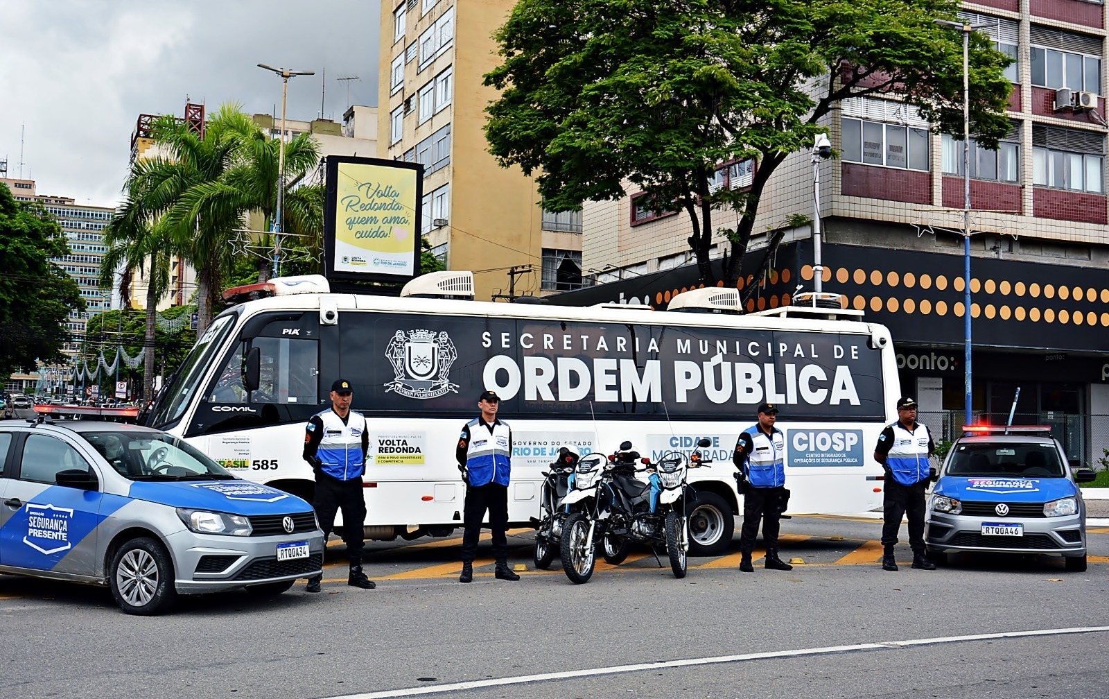 Segurança Presente de Volta Redonda zera crimes em áreas de atuação e alcança o 1º lugar no estado