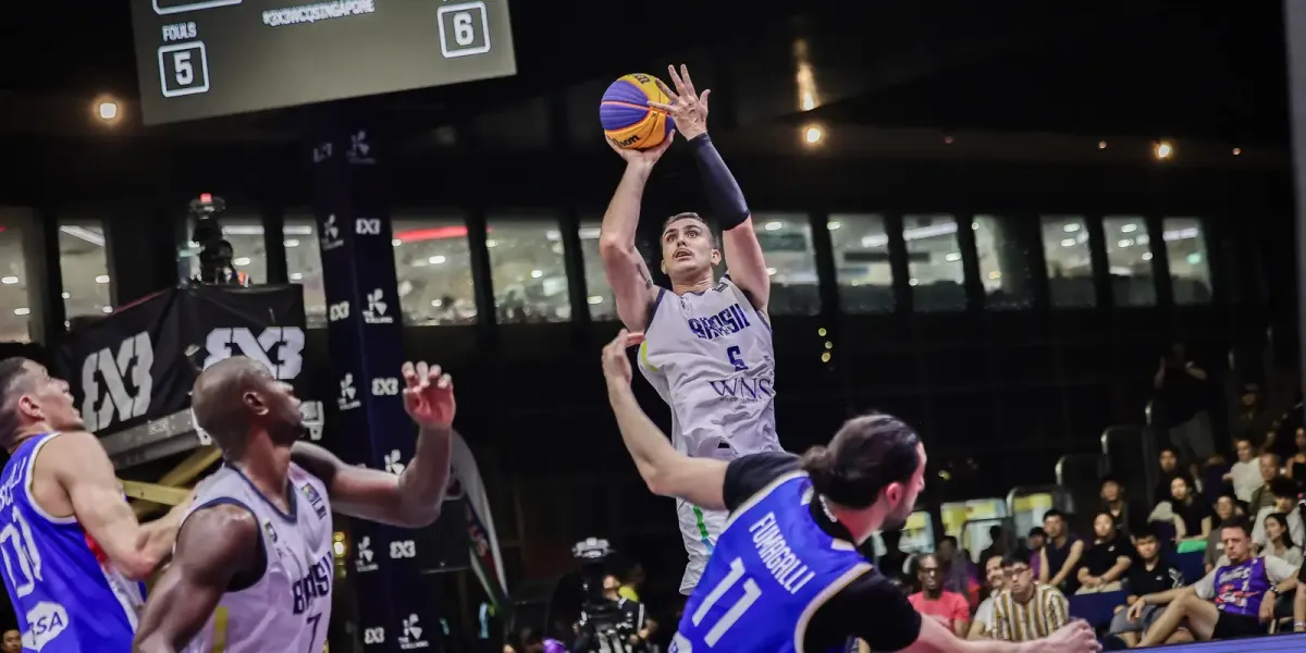 Seleção masculina se classifica para Copa do Mundo de basquete 3x3