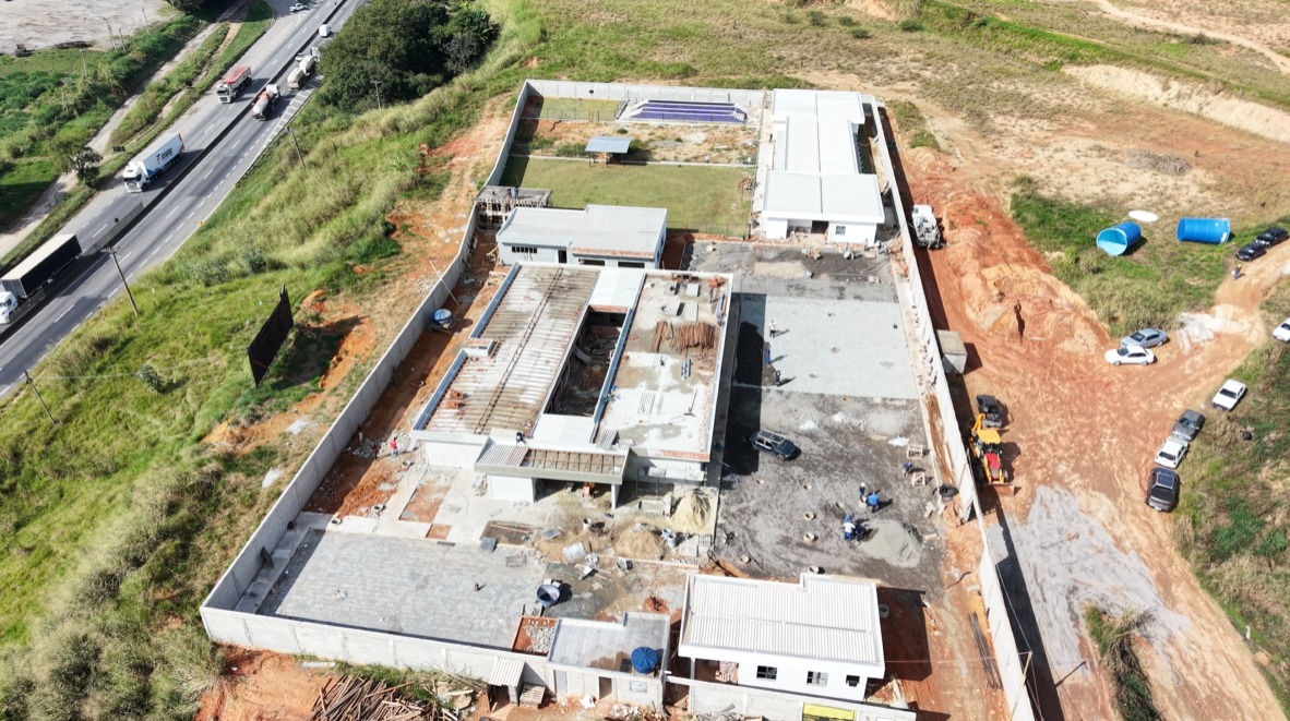 Obras do Batalhão de Ações com Cães avançam e entram na fase final em Volta Redonda