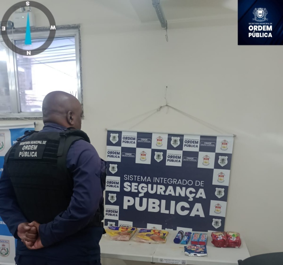 Ordem Pública prende suspeito de furtar supermercado em Volta Redonda