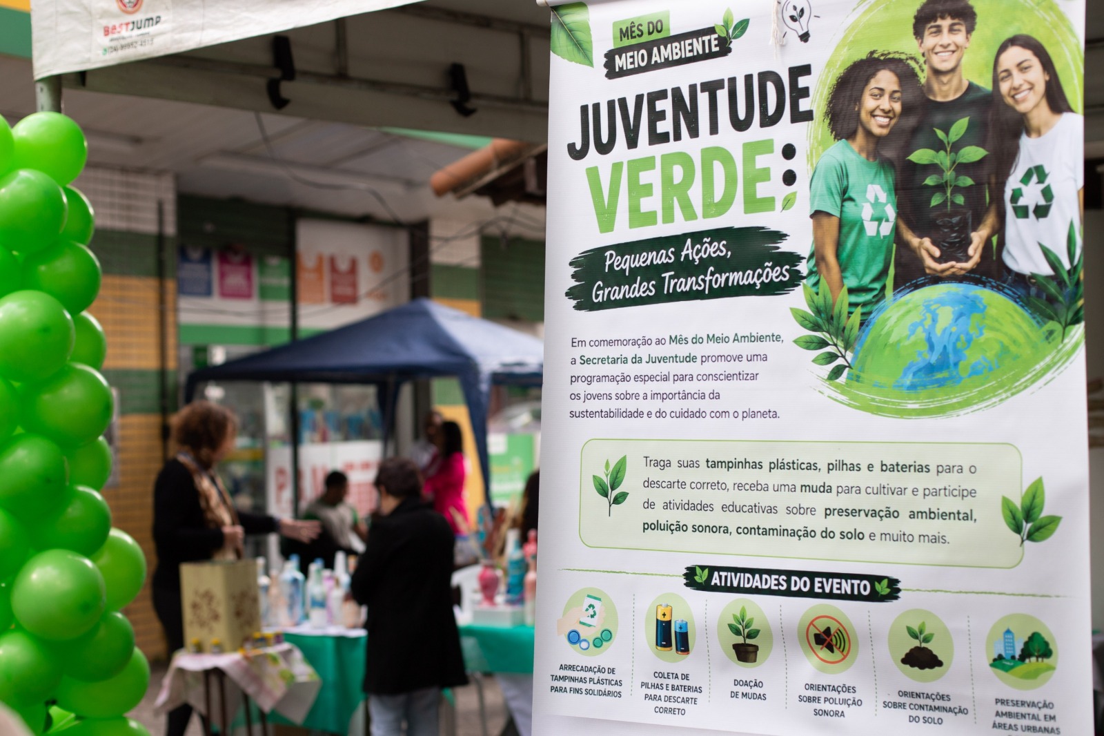 Secretaria da Juventude de Volta Redonda promove ação pelo Mês do Meio Ambiente na Vila Santa Cecília