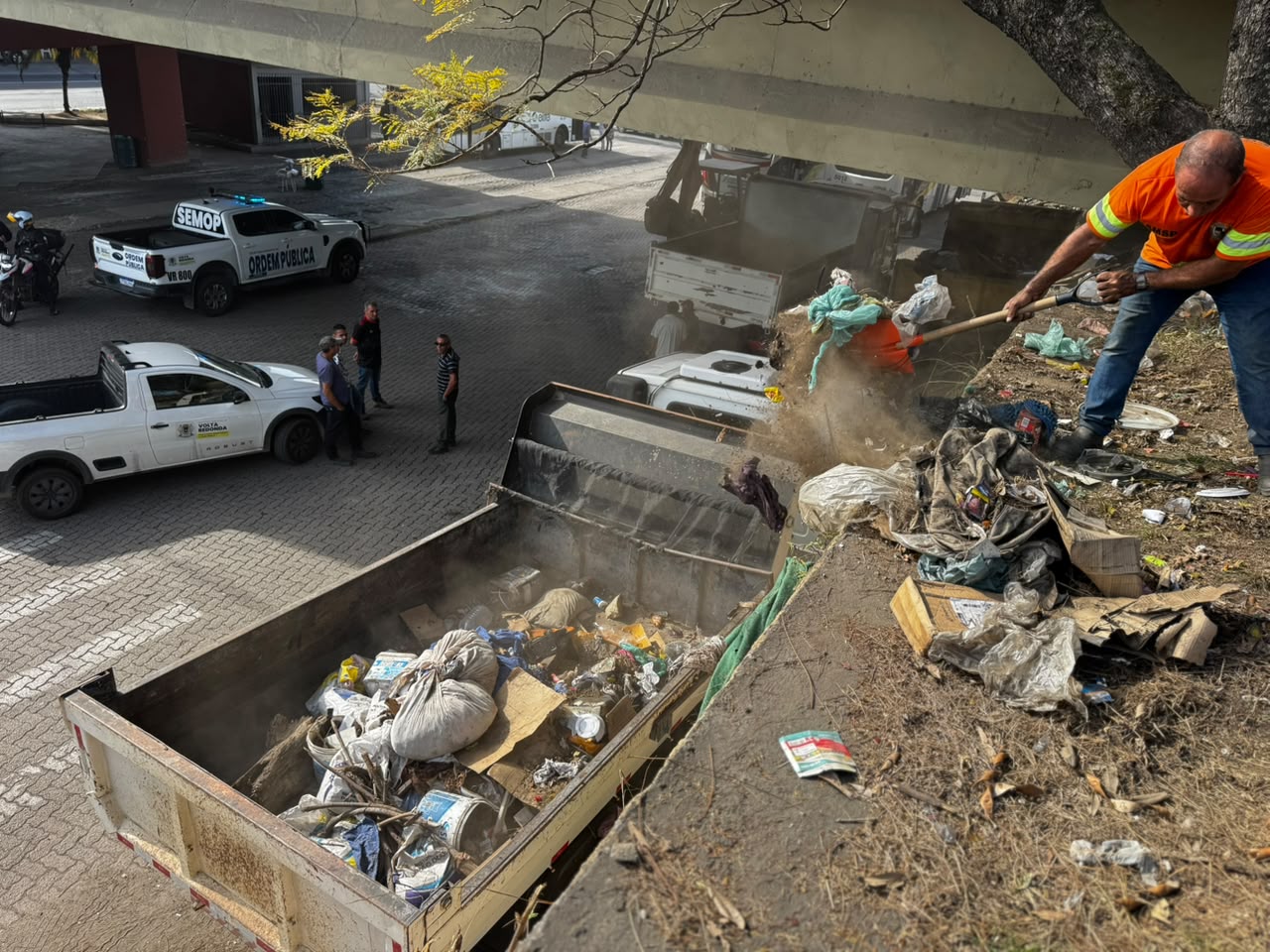 Ação integrada recupera espaço público no bairro Ponte Alta, em Volta Redonda