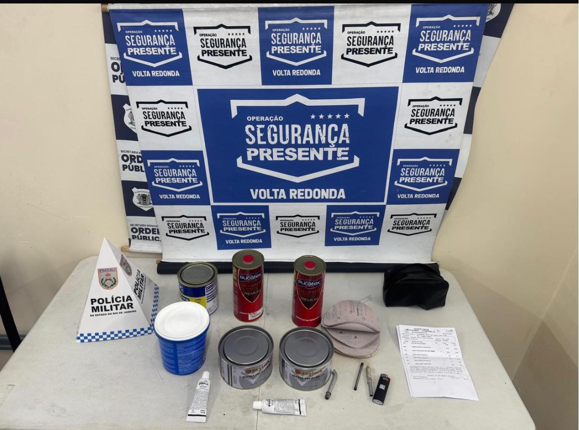 Segurança Presente prende suspeito de furto com histórico de crimes em Volta Redonda