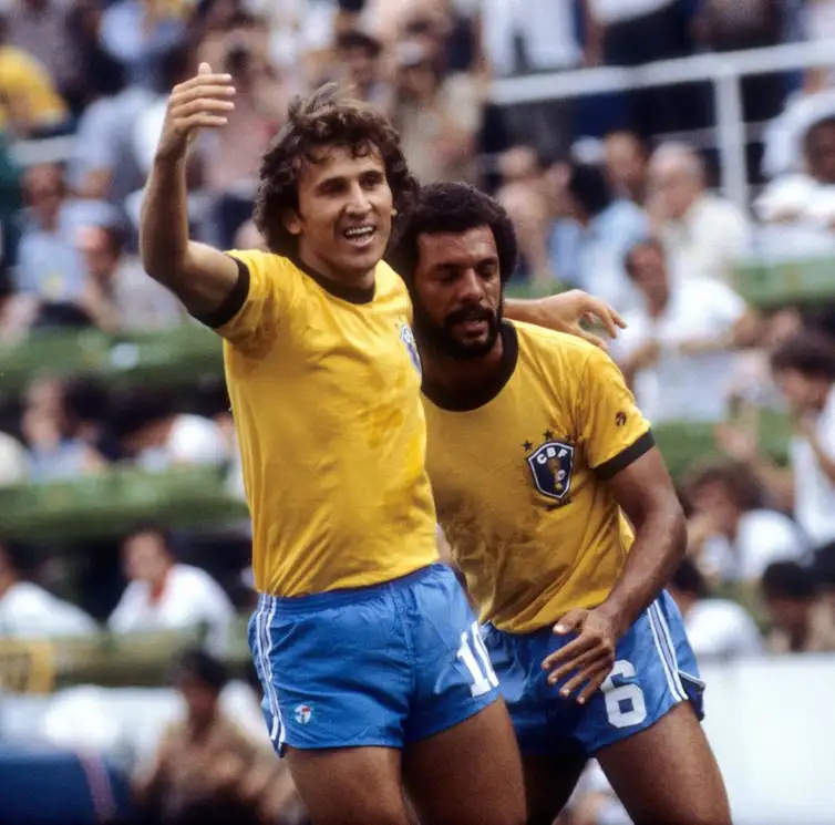 imago sportfotodienst Copa do Mundo 1982, Zico , Júnior, seleção brasileira