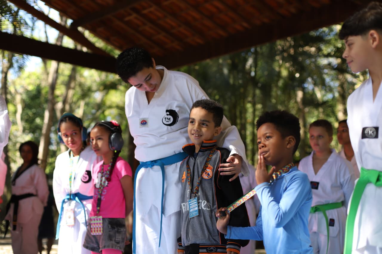 Inclusão: Aulão de Taekwondo reúne 70 pessoas com deficiência no Parque Zoológico Municipal de Volta Redonda no sábado (1º)