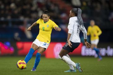 Lucas Figueiredo/CBF brasil, frança, futebol feminino