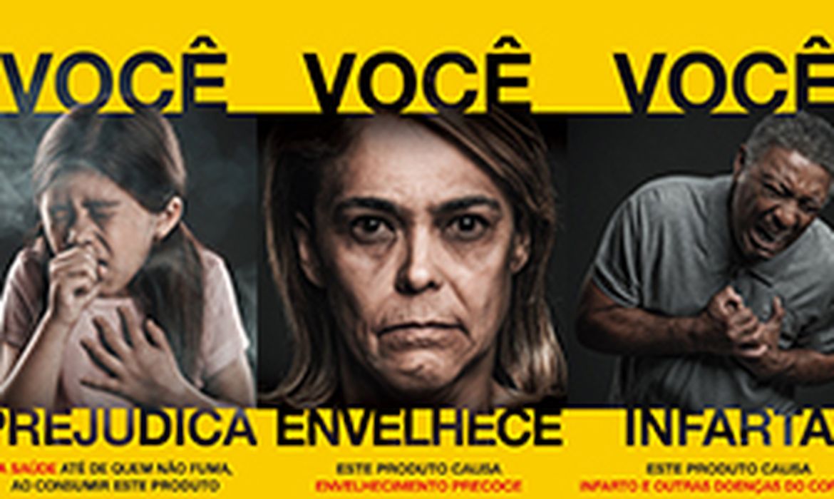 Divulgação/Anvisa Anvisa divulga novas imagens de advertência para embalagens de cigarro
