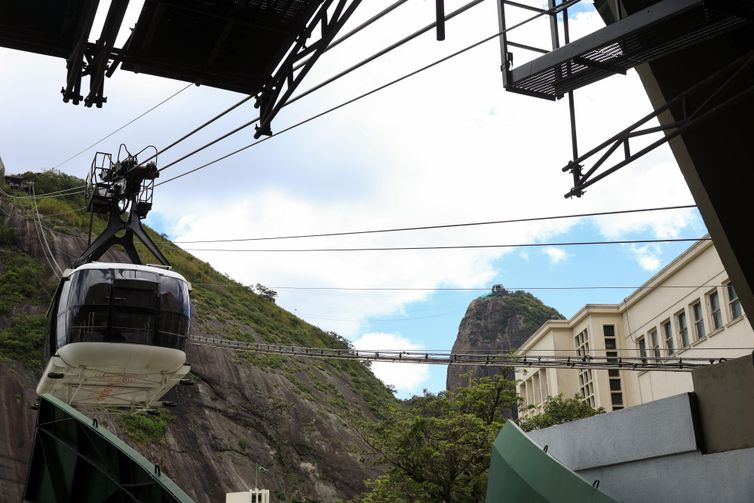 Tomaz Silva/Agência Brasil Rio de Janeiro (RJ), 25/11/2025 – Bondinho do Pão de Açúcar, no bairro da Urca, na zona sul do Rio de Janeiro. Foto: Tomaz Silva/Agência Brasil
