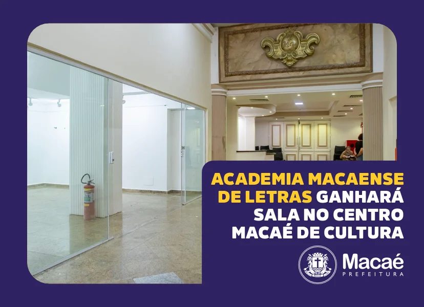 Academia Macaense de Letras ganhará sala no Centro Cultural no dia 10