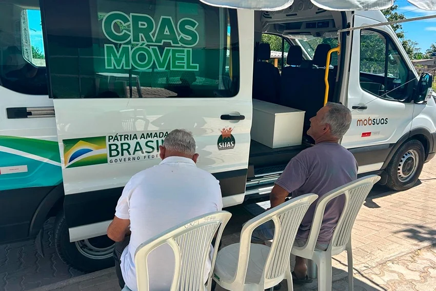 Atualização cadastral: CRAS Móvel vai atender quatro localidades