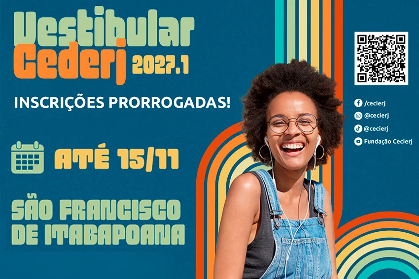 Cederj prorroga prazo de inscrição para vestibular até 15 de novembro