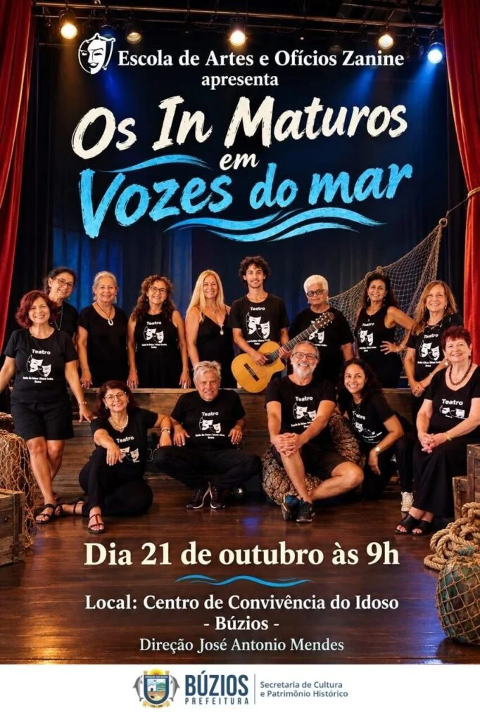 Centro de Convivência do Idoso recebe espetáculo “Vozes do Mar” nesta quarta-feira