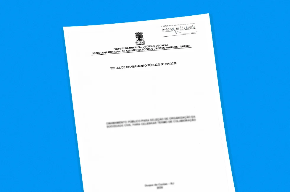 Chamamento público para seleção de Organização da Sociedade Civil para celebrar Termo de Colaboração