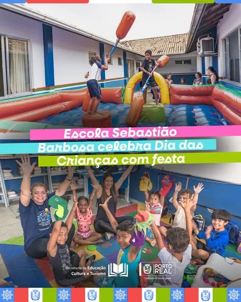Escola Sebastião Barbosa celebra Dia das Crianças com festa