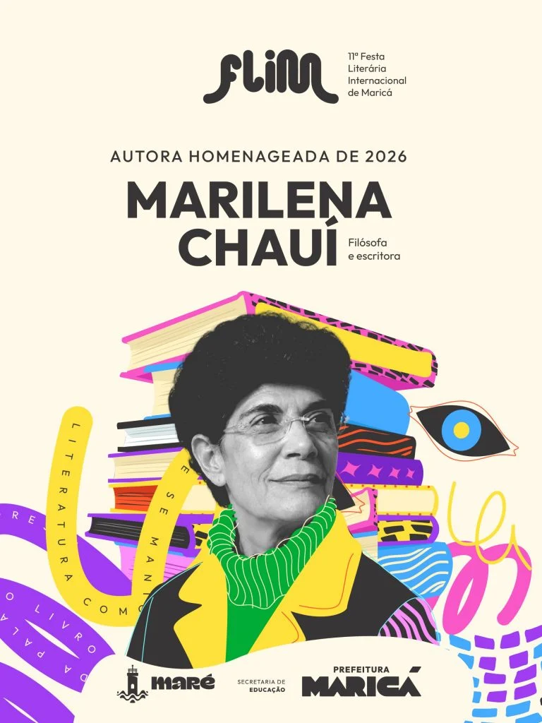Maricá abre FLIM 2026 nesta sexta-feira (30) com homenagem a Marilena Chauí