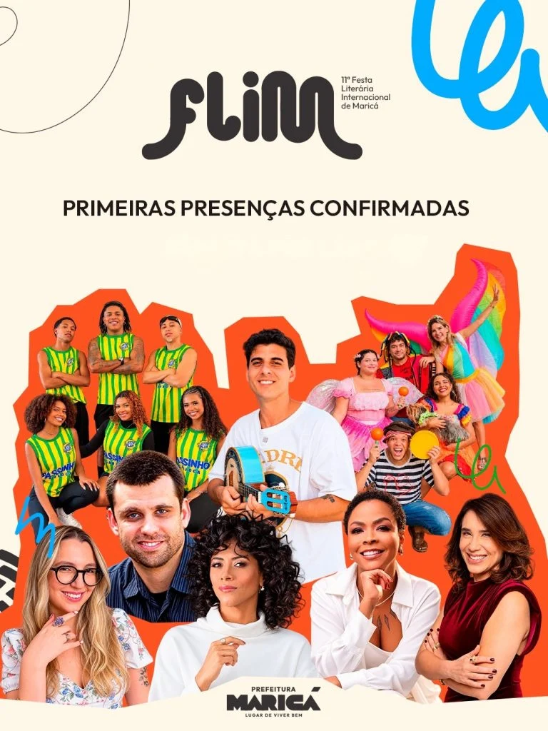Maricá: Aline Midlej, Bárbara Carine e Eduardo Spohr estão confirmados na FLIM 2026