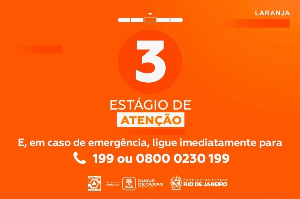 Município de Duque de Caxias em Estágio de Atenção
