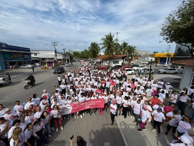 Prefeitura de Araruama encerra programação do Outubro Rosa com caminhada de conscientização