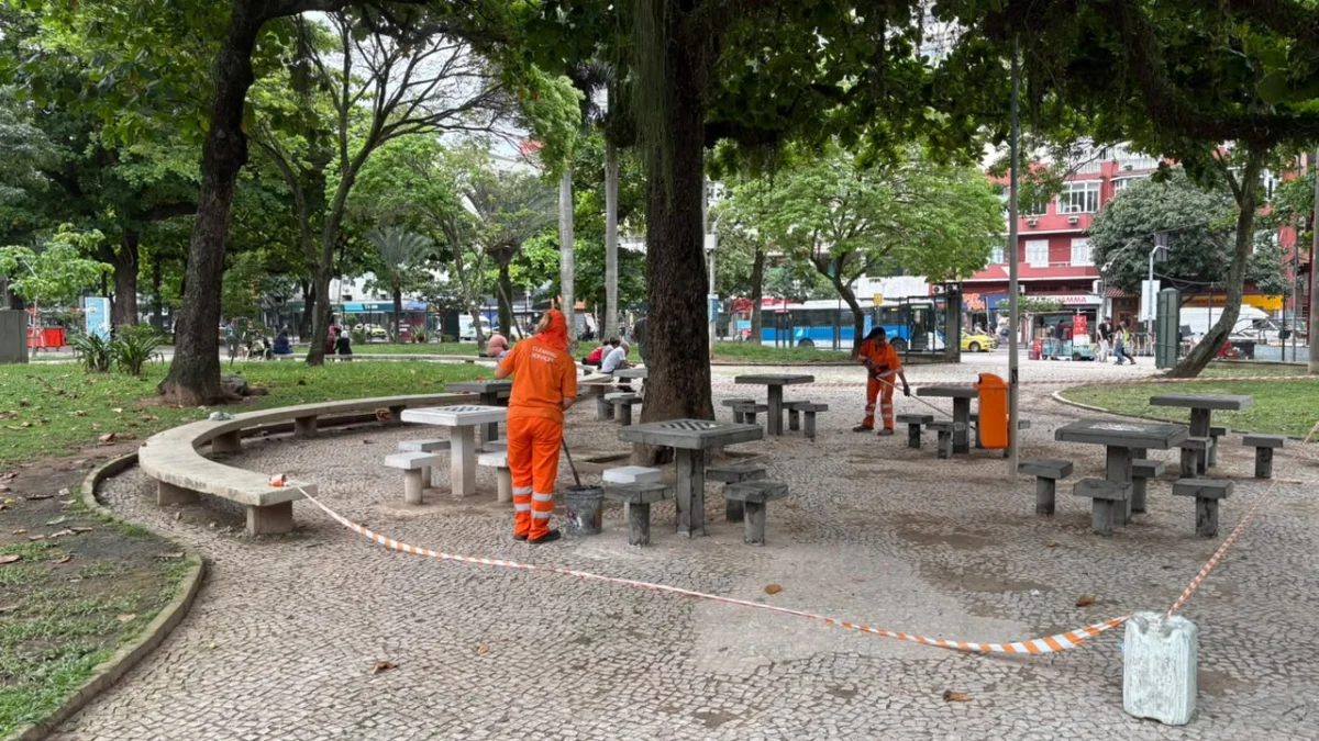 Programa Corredores de Excelência implementa frente de serviços urbanos na Praça General Osório