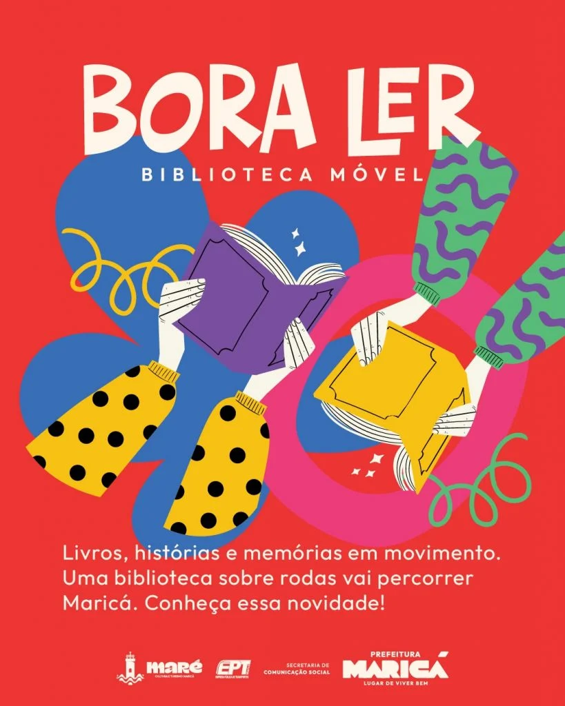 Projeto “BORA LER!” leva biblioteca móvel a quatro comunidades de Maricá