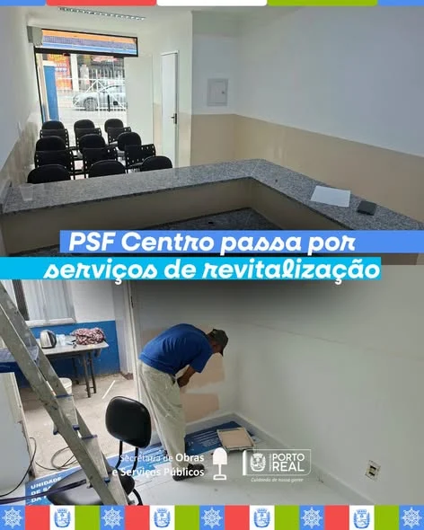 PSF Centro passa por serviços de revitalização